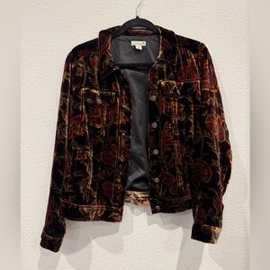 Sundance suede and silk paisley jacket